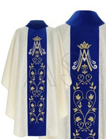 Chasuble gothique mariale 537-A25