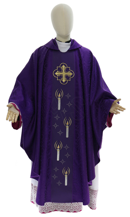 Chasuble gothique "Advent"