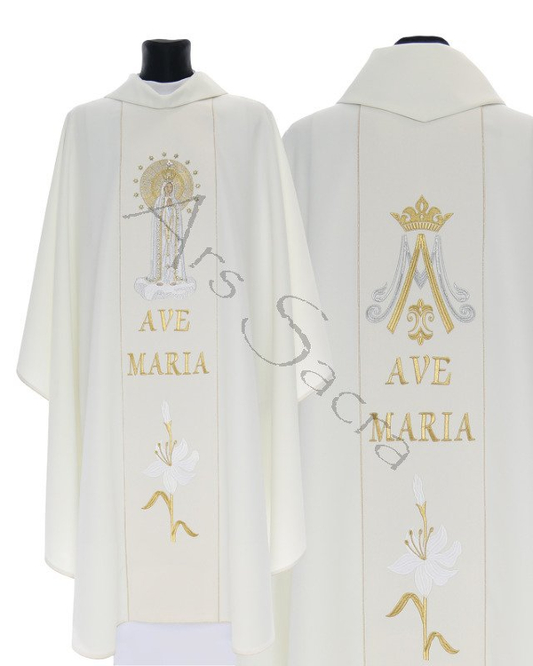 Casula gotica "Nostra Signora di Fatima 728-Kg
