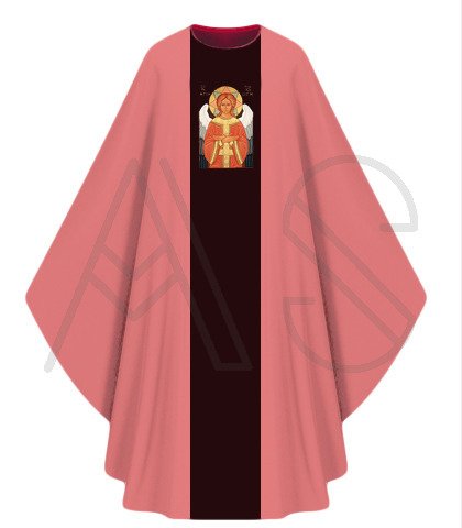 Casulla gótica "Santo silencio" G445-AR