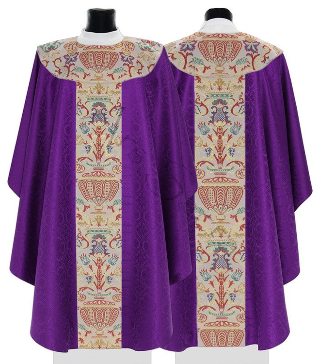 Chasuble gothique „Tapisserie du couronnement” GT115-F25
