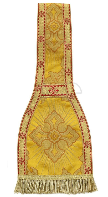 Chasuble romaine "Coeur de Jésus, Marie, Joseph" R822-AGC9