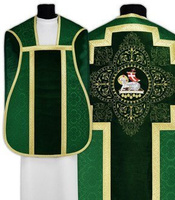 Casulla romana "Cordero de Dios" R562-AZ25