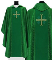 Chasuble gothique "Croix de Jérusalem" 725-Z25