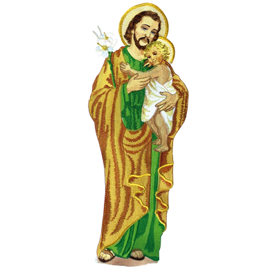 Embroidered Applique "Saint Joseph"