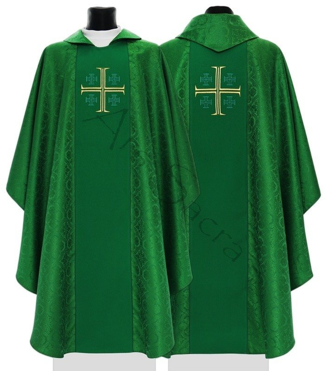 Chasuble gothique "Croix de Jérusalem" 725-Z25