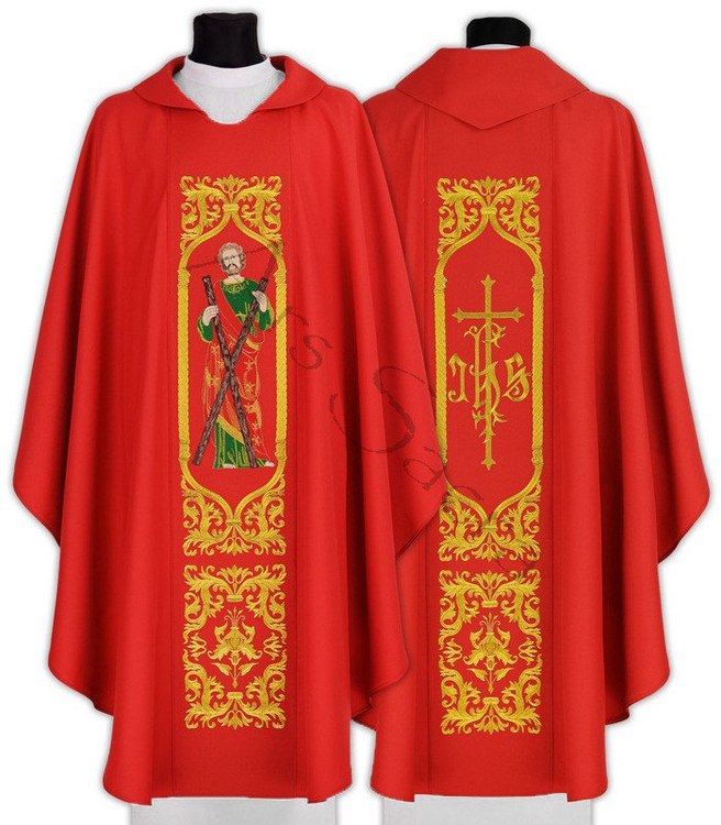Gotische Kasel "St. Andreas" 551-C