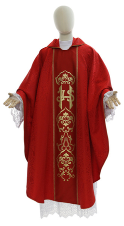 Chasuble gothique IHS