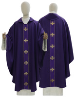 Gothic Chasuble "Maltese Crosses" 104-F