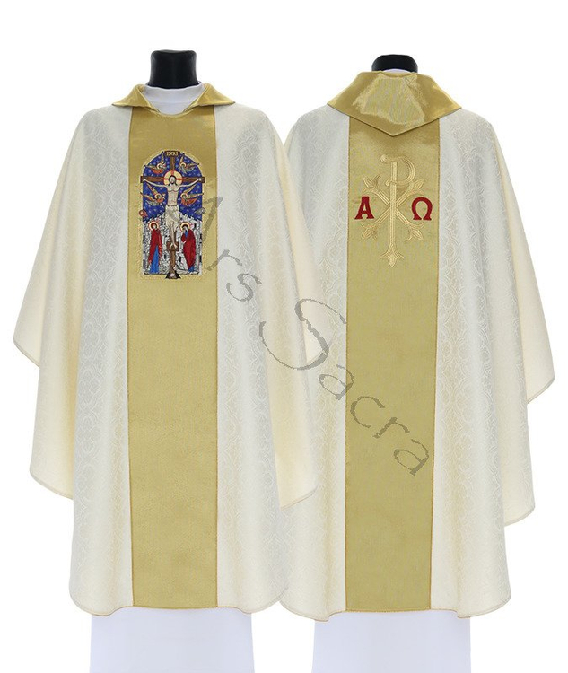 Chasuble gothique "Crucifixion" 746-KG25