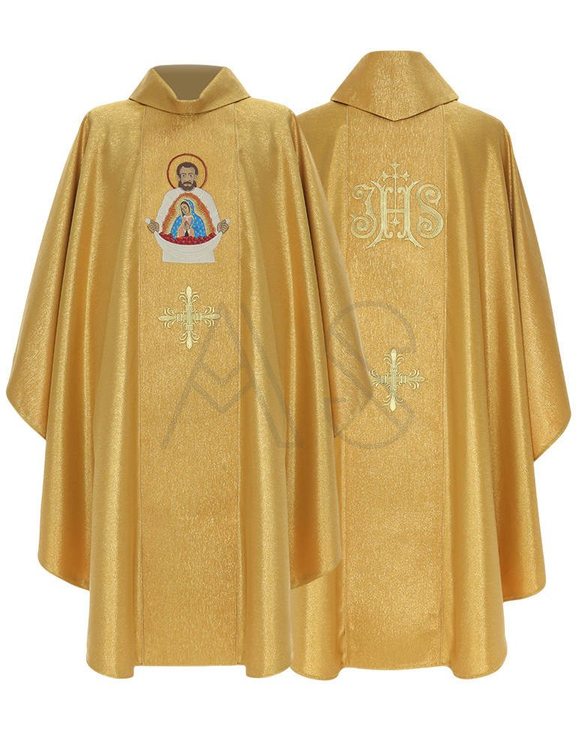 Casulla gótica "Santa Juan Diego" 430-G63g