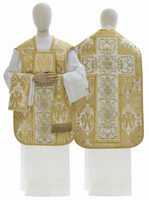 Roman chasuble "Heart of Jesus, Mary, Joseph" R822-A60