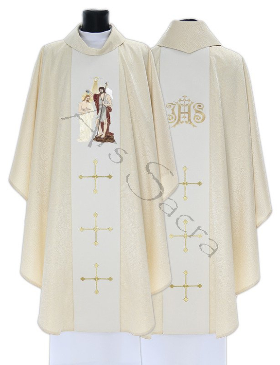 Gotische Kasel "Minko Johannes der Täufer" 405-GK54g