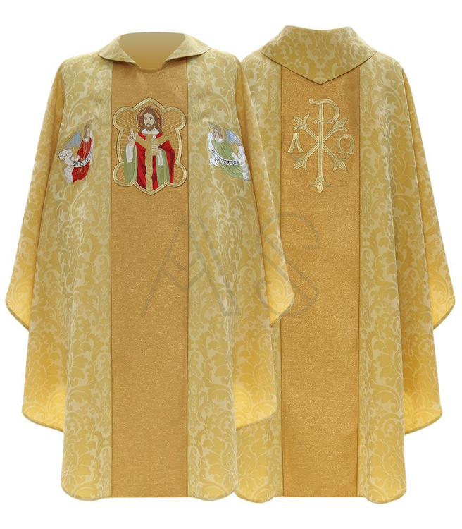 Ornat gotycki "Jezus Kapłan" 458-GG26