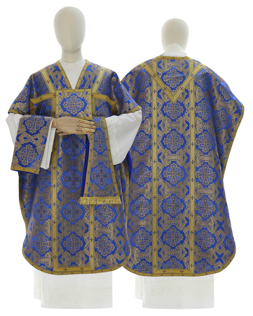 Casula di seta "San Filippo Neri" F068-N39n