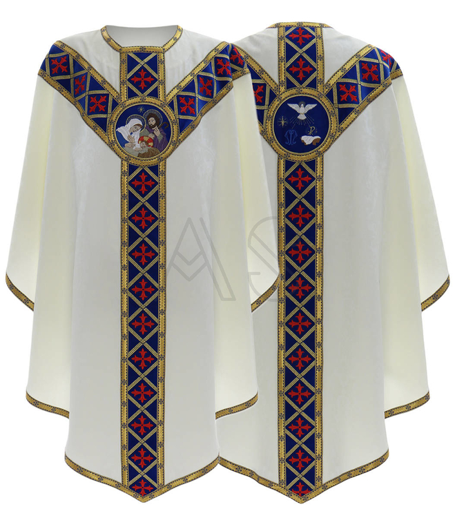Semi gothic Chasuble "Christmas" GY476-AKN26