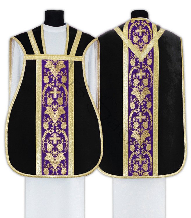 Chasuble romaine R001-ACZA