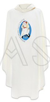 Chasuble gothique "Année de la Miséricorde" - en stock, expédition sous 24h