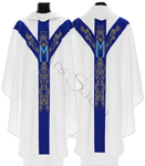 Maryjny ornat semi gotycki Y563-BN