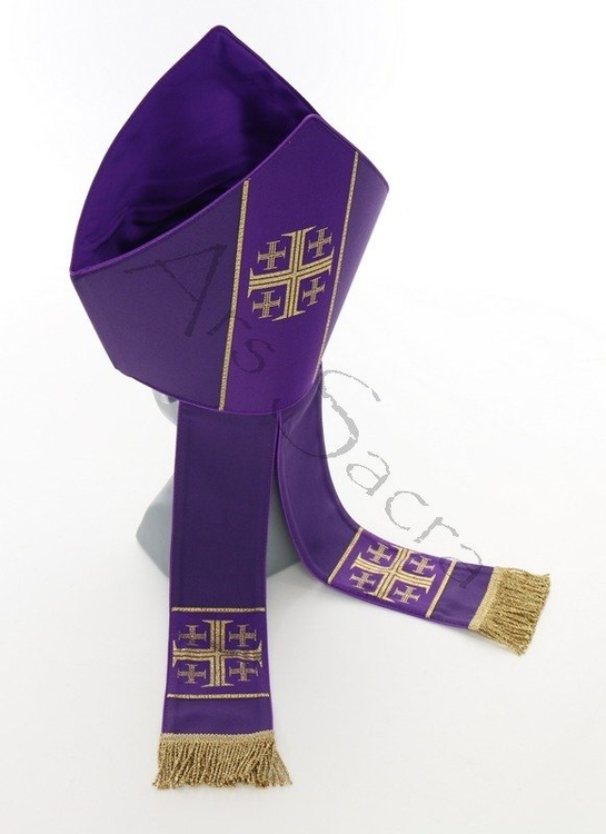 Mitra "Jerusalemkreuze" M103-F
