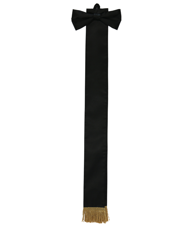 Sash black 10cm WSTA-CZ-G