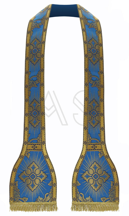 Casula romana "Cuore di Gesù, Maria, Giuseppe" R822-AN9