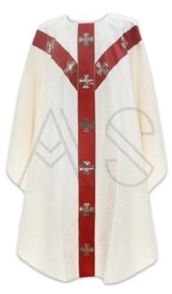 Chasuble semi-gothique - en stock, expédition sous 24h