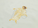 Chasuble gothique "Jésus est ressuscité" G444-AK
