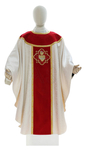 Gotische Kasel "Herz von Jesus, Maria, Josef" G822-A25