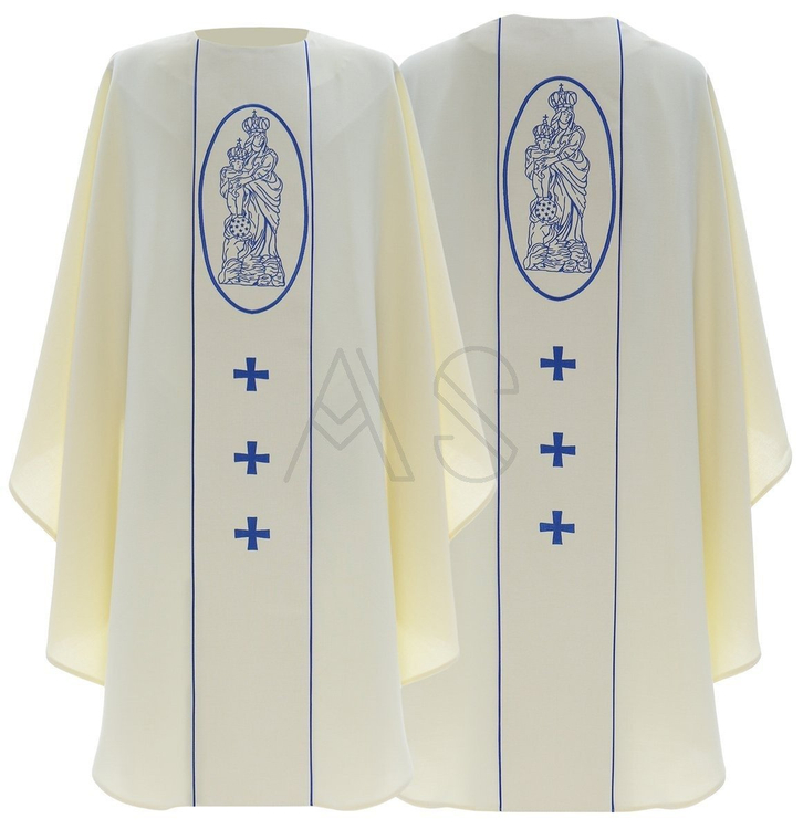 Chasuble gothique mariale  G646-K27