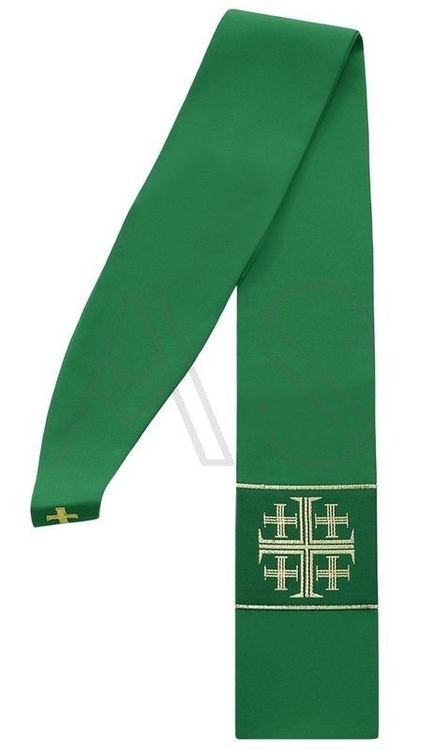 Gotische Stola "Jerusalemkreuze" SZ1-B