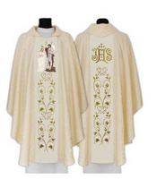 Chasuble gothique "Jean Baptiste" 402-K25