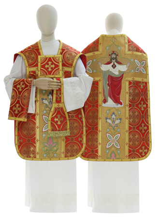 Casula romana "Cuore di Gesù" R479-C8