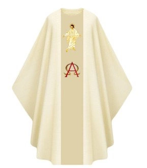 Gothic Chasuble "Jesus is Risen" G444-AK