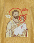 Ornat gotycki "św. Józef z Nazaretu" 432-G63g