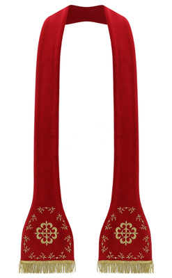 Embroidered Roman stole SH863-ACA