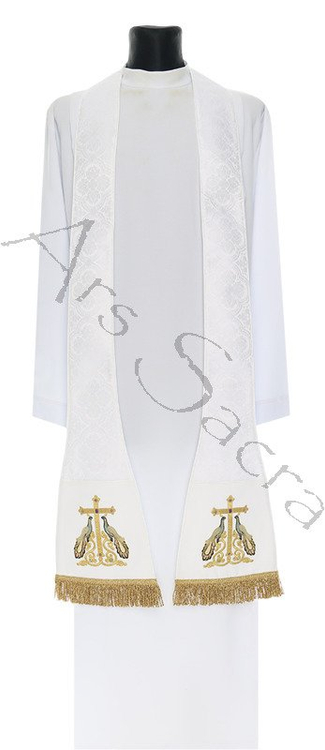 Stola romana "motivo pavone" SH758-CZ25