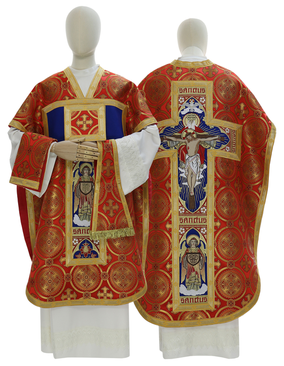 Casulla de seda "Santísima Trinidad" F778-8