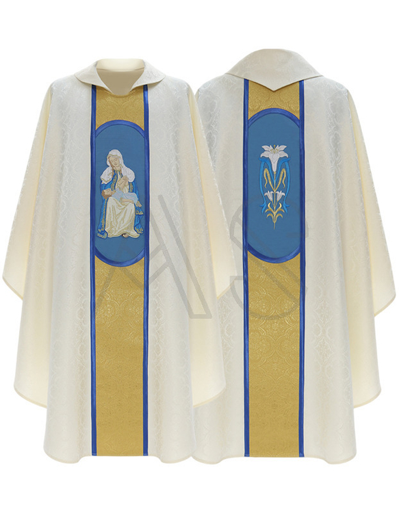 Chasuble gothique "Notre Dame de la Providence" 451-KG25