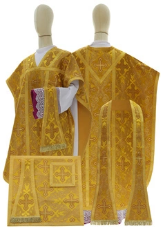 Chasuble en soie "Saint Philippe Neri" F068-G64