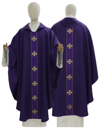 Gotische Kasel "Malterserkreuze" 104-F