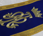 Chasuble romaine mariale R772-BN25