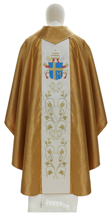 Chasuble gothique "armureries de Jean-Paul II" 569-G63