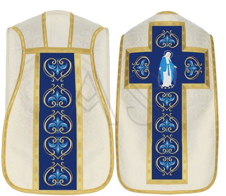 Casula Mariano romana "Nostra Signora Immacolata" R448-KN25