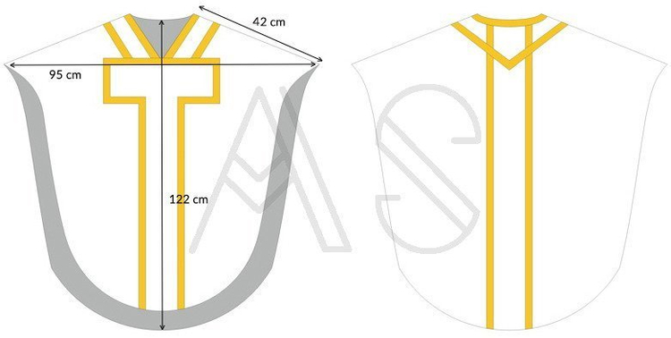 Ornat jedwabny "Św. Filipa Neri" F831-AGC9
