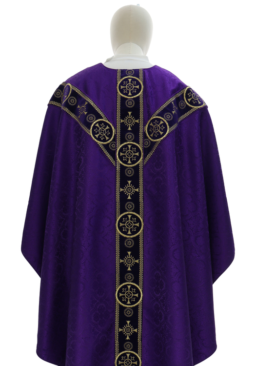 Casulla semigótica GY579-AF25