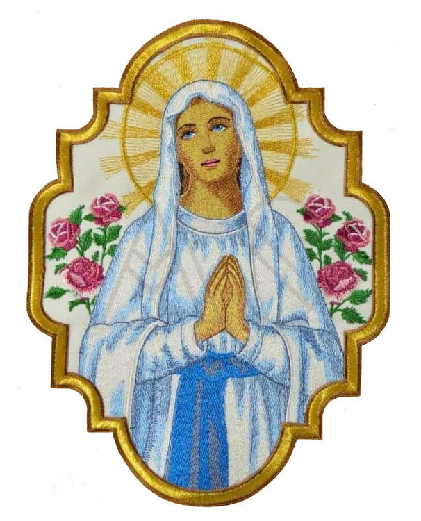 Applicazione ricamata "Madre di Dio