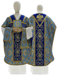Chasuble "Saint Philippe Neri" "Coeur de Jésus, Marie, Joseph" F822-AN9-PEL
