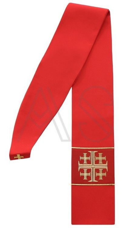 Gothic stole "Jerusalem Crosses" SZ1-GC