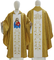 Chasuble gothique "Coeur de Jésus" 732-G16